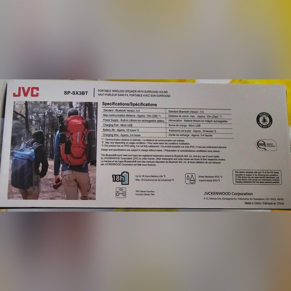 JVC Portable Wireless Speaker - Picture 2 of 6